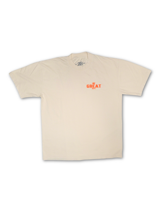 2BEGREAT DEPT. OVERSIZED TEE-CREME